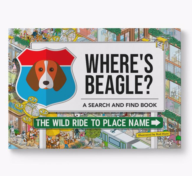 Personalised Beagle Book: Where's Beagle? Volume 3